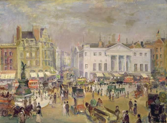 Piccadilly Circus, vers 1908-9 (huile sur toile)