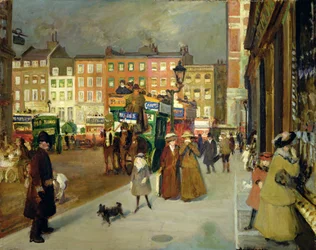 Sloane Street, Londres, vers 1908-09 (huile sur toile)