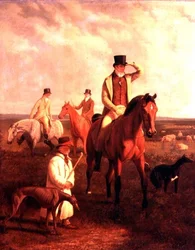 Lord Rivers chassant
