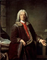 Portrait du poète et tragédien Prosper Jolyot de Crébillon, 1746