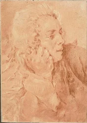 Portrait en buste de François Boucher