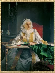 Portrait de Mme Antoine Crozat ... (peinture sur toile)