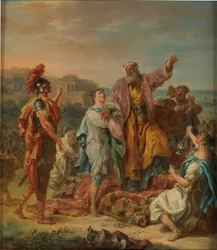 La mort de Calanus