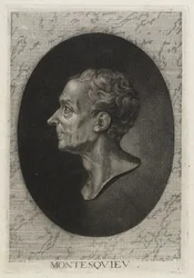 Montesquieu, gravé par Jean-Baptiste de Grateloup