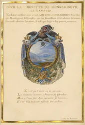 Écusson avec paysage