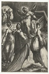 Les trois Marie au tombeau