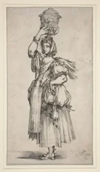 Jardinière au vase