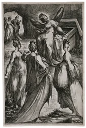 Les Saintes Femmes au Sépulcre, 1613-16