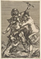 Deux Mendiants Combattants, 1612-16