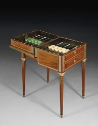 Table de jeux Louis XVI