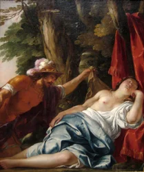 Français :  Mars et la vierge vestale Mars et la vierge vestale