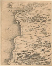 1. Tableau en haut à gauche tiré de « Le siège de La Rochelle »