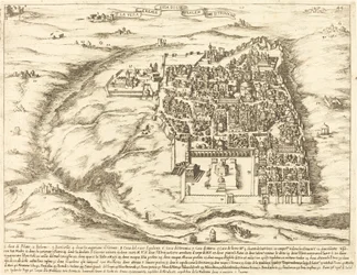 Vue aérienne de la ville de Jérusalem