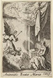 Annonciation, de la série La Vie de la Sainte Vierge (La Vie de la Vierge)