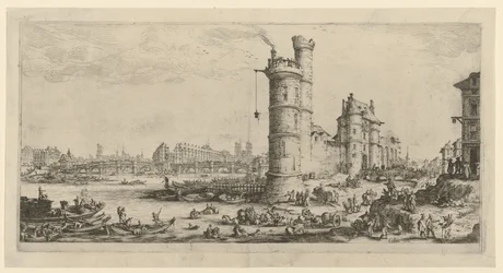Vue du Pont-Neuf, planche de la série « Deux grandes vues de Paris »