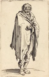 Mendiant avec tête et pieds nus, c.1622