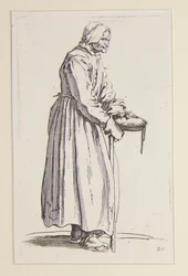 Mendiante portant un bol, des Mendiants (La mendiante à la sébille)