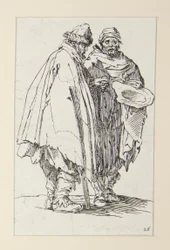 Homme aveugle et son compagnon, de Les Mendiants