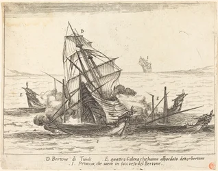 Embarquement du Bertone, 1617