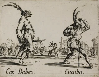 Capitaine Babeo - Cucuba, planche 16 des Balli di Sfessania