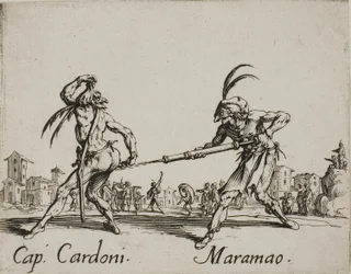 Capitaine Cardoni - Maramao, planche 22 des Balli di Sfessania