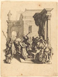 Christ condamné à mort par Pilate
