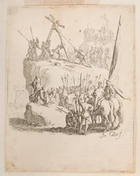 Christ percé par la lance, no. 11 de 11 de La Petite Passion
