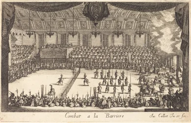 Combat à la barrière
