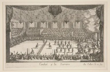 Combat à la Barrière, le Combat