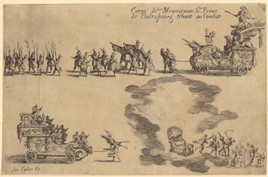 Gentilhomme au pourpoint de fourrure, planche 6 de la série « La Noblesse »