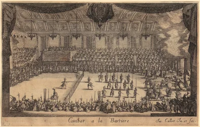 Entrée de Monseigneur Henry de Lorraine, planche 7 de la série « Le Tournoi »
