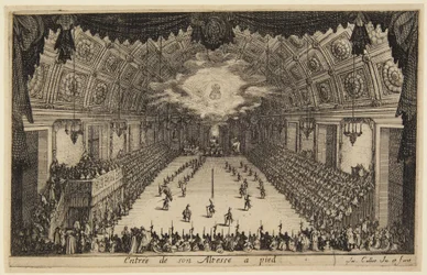 Entrée à pied, de la série « Le Combat à la Barrière »