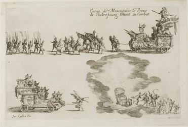 Entrée de Monseigneur le Prince de Phalsbourg, Défenseur dans le Combat, de Le Combat à la Barrière
