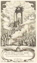 Frontispice pour "Le Calendrier des Saints"