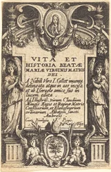 Frontispice pour "La vie de la Vierge"