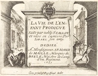 Frontispice pour "Le Fils prodigue"