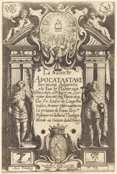 Frontispice de la Sainte Apocatastase