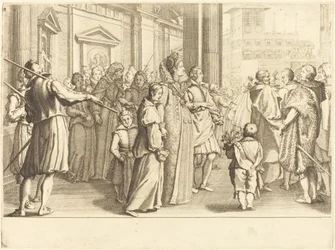Grande Duchesse à la procession des jeunes filles