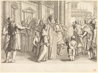 Grande-duchesse à la procession des jeunes filles