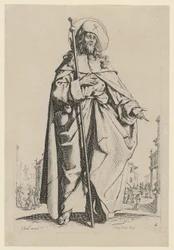 Saint Jacques le Majeur, planche 7 de la série « Jésus, les douze apôtres et Marie »