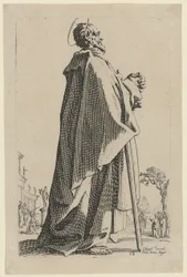 Saint Matthieu, feuille n° 15 de la série « Jésus, les douze apôtres et Marie »