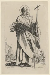 Saint Philippe, feuille n° 11 de la série « Jésus, les douze apôtres et Marie »