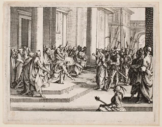 Jésus et la femme adultère, de la série « Le Nouveau Testament »