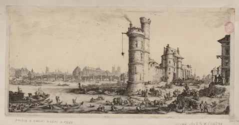 La Tour de Nesle et vue du Pont-Neuf