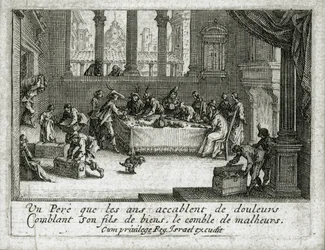 La Vie du Fils Prodigue … (engraving)