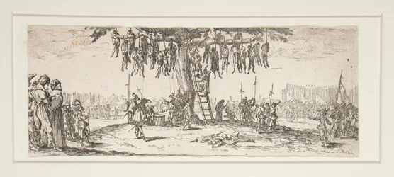 La pendaison de Les grandes misères de la guerre