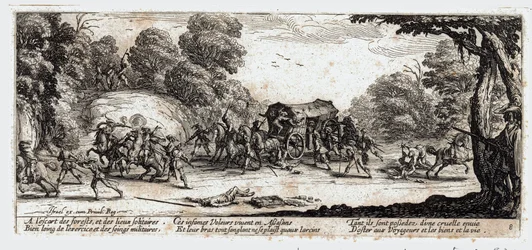 Les Miseres et les Malheurs de la Guerre … (engraving)