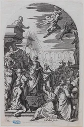Les Tableaux de Rome, La chute de Simon le magicien