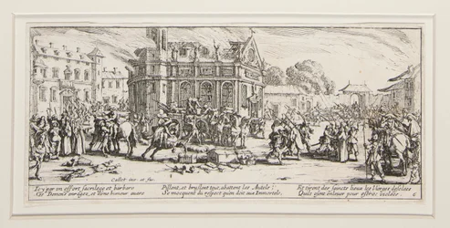 Les grandes misères de la guerre : No. 6 - Dévastation d