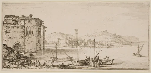 Chargement des marchandises, de la série « Les paysages de Florence »